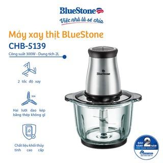 [Mã ELBAU5 giảm 4% đơn 500K] Máy Xay Thịt 2 Lưỡi Dao Kép BlueStone CHB-5139 (2L)