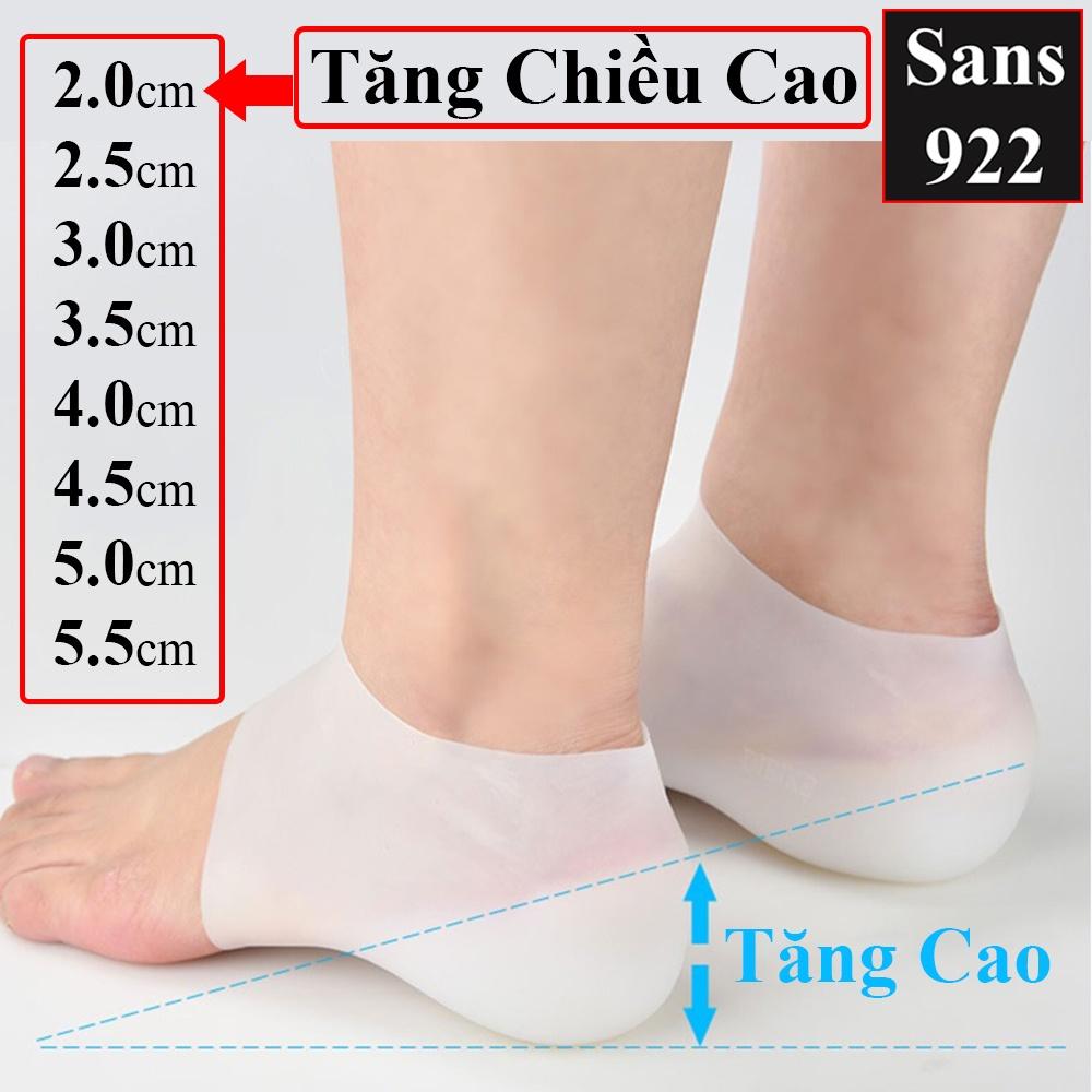 Miếng lót giày tăng chiều cao có thể giúp tăng chiều cao bao nhiêu cm?