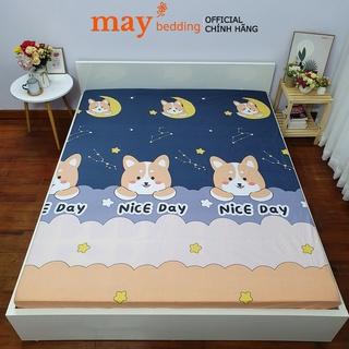 Ga chống thấm cotton May bedding bảo vệ ra nệm kháng khuẩn nằm trực tiếp an toàn cho bé