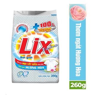 Bột Giặt Lix Hương Hoa/Chanh loại 260g/300g Giao ngẫu nhiên