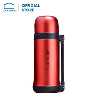 [LIFEMC12BPC -8% đơn 350K] Bình giữ nhiệt Lock&Lock Soft Handle 500ml có tay cầm - Màu đỏ LHC1417RED