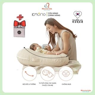 Gối chống trào ngược Emong cho bé, gối chống trào Hàn Quốc cho trẻ sơ sinh - Monnie Kids