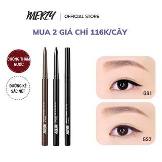 Chì kẻ mắt Merzy The First Slim Gel Eyeliner siêu mảnh, chống trôi 0,05g