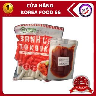 Bánh Gạo Hàn Quốc Truyền Thống 500g [Tặng Kèm Sốt Tương Ớt 100g]