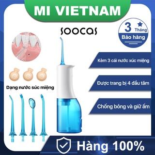 Máy tăm nước Xiaomi Soocas W3 Pro Xịt vệ sinh răng miệng 3 nước súc miệng