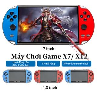 Máy chơi game cầm tay X7/ X12 màn hình 4.3/7 inch (Tặng thẻ 8G/16 G) cài sẵn 1000+game hỗ trợXem phim Nghe nhạc Đọc sách