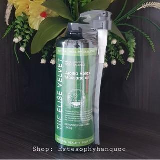 [Chính hãng] Tinh dầu massage Body The Elise Velvet, Lindsay 1000ml