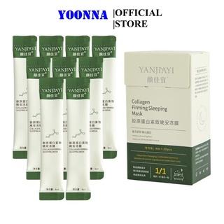 Mặt Nạ Ngủ Thạch Collagen YANJIAYI Hộp 20 Gói - Nâng Cơ Bổ Sung Collagen Cấp Nước Dưỡng Ẩm Căng Bóng, Thu nhỏ lỗ chân