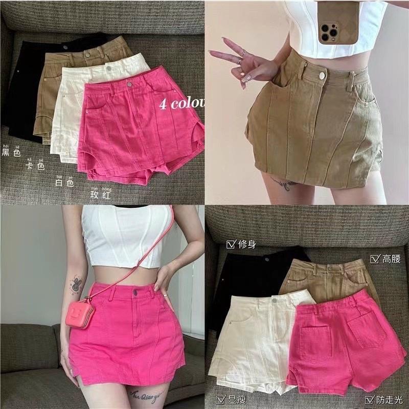 Làm thế nào để phối đồ cùng quần short bò nữ cạp cao?