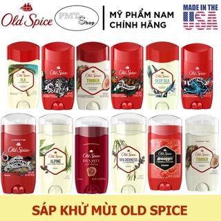 [USA] Lăn sáp khử mùi nam Old Spice 85g Pure Sport Fresh Original 73g Timber Bearglove Fiji Wolfthorn Swagger 68g - Mỹ