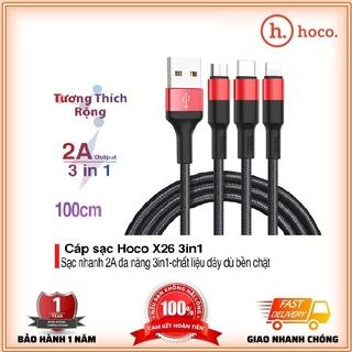 Top 10 cáp sạc 3 đầu hoco tốt nhất