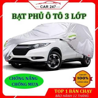 Bạt Phủ Ô Tô - Bạt Phủ Xe Ô Tô 3 Lớp Cao Cấp Chống Mưa, Chống Nắng, Chống Xước