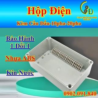 Tủ Điện Nhựa💥VIP💥hộp điện nhựa chống thấm nước IP67 dùng đấu nối điện ngoài trời dụng cụ bảo vệ thiết bị điện bên trong