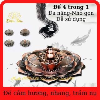 Đế cắm hương, nhang, lư xông trầm lò đốt đa năng tiện dụng 4 chức năng