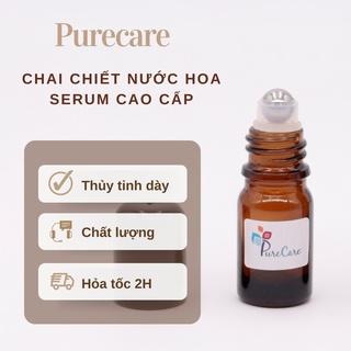 THỦY TINH DÀY - Chai bi lăn nâu 5ml 10ml 15ml 20ml 30ml 50ml 100ml cao cấp chiết nước hoa tinh dầu serum