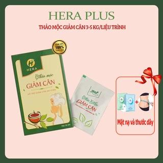 Giảm cân Hera plus trà Giảm cân nhanh cấp tốc chính hãng detox thảo mộc không phải thuốc giảm cân