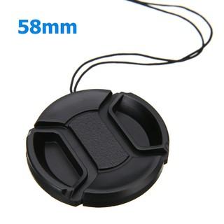 Lens cap 58mm nắp đậy bảo vệ ống kính máy ảnh phi 58mm