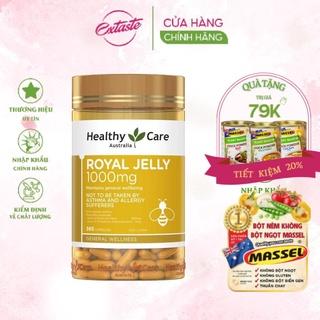 Sữa ong chúa Healthy Care Royal Jelly 1000mg 365 viên chống lão hóa tăng hormone nữ