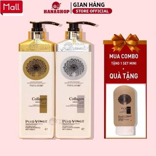 Cặp Dầu Gội Xả Collagen Vinge 1000ML | Hàng Chính Hãng|Freeship toàn quốc Ⓒ _Shopee Mall