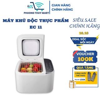 Máy khử khuẩn, khử độc thực phẩm 2 trong 1 sục ozone và sóng siêu âm EC-11 Ecomama, công suất 65W, dung tích 11L