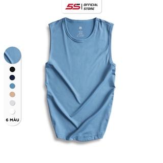 Áo Sát Nách Nam Cotton 5S, Kiểu Dáng Thể Thao, Siêu Mát, Thấm Hút Mồ Hôi, Co Giãn Tốt (ATT22099)