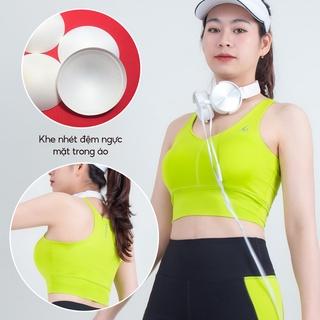 [FreeShip 99K]Áo Bra cổ tim, áo tập yoga, gym, aerobic thể thao ABR002