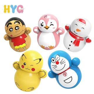 Đồ chơi lật đật HYG Toys hoạt hình mini để bàn trang trí cho bé trai và bé gái