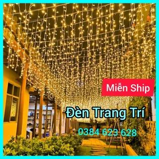 ĐÈN LED MÀNH THẢ TRANG TRÍ 4M - 24 SỢI ÁNH SÁNG VÀNG, dây led Trang trí quán cà phê, nhà hàng, tiệc cưới