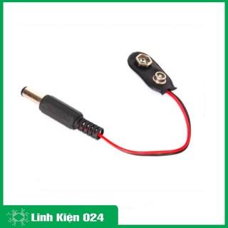 Dây đế pin 9V đầu ra jack dc đực