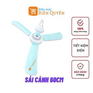 Quạt Trần Mini  Quạt Treo Màn 3 Cánh Sải Cánh 60cm Siêu Mát Tiết Kiệm Điện