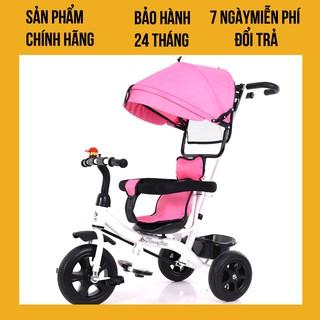 [Xả Kho] Xe đẩy cho bé ba bánh 3 in 1 ,có mái che , vòng đai an toàn,có bàn đạp , phù hợp cho trẻ từ 1-5 tuổi