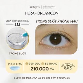 <Có sẵn 1.00-8.00 độ> Kính áp tròng KHÔNG MÀU - TRONG SUỐT | Lens cận