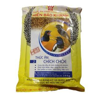 [Mã PET20K giảm 20K đơn 250K] Cám Hiển Bảo Khánh Chích Chòe Căng Lửa (Số 2) 200g - Thức Ăn Chim Cao Cấp [HIỂN CHOÈ 2]