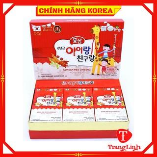 Hồng sâm baby bio hàn quốc, hộp 30 gói - Nước sâm trẻ em hươu cao cổ - tranglinhkorea