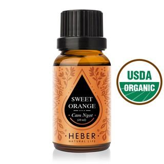 Tinh Dầu Cam Ngọt Heber Natural Life- Sweet Orange, Cao Cấp Nhập Khẩu, Thiên Nhiên Nguyên Chất Xông Phòng 10ml/30ml/50ml