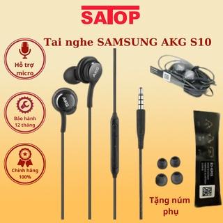 Tai nghe AKG S8 gaming, Tai nghe có dây SAMSUNG chính hãng tai nghe máy tính nhét tai có mic tăng giảm âm lượng - SATOP