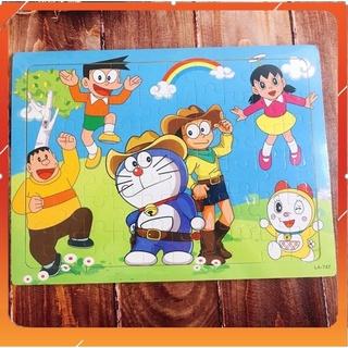 Đồ chơi bộ tranh xếp hình, ghép hình bằng gỗ 60 mảnh puzzle phát triển tư duy trí tuệ cho bé - tranh ghép gỗ 60 miếng