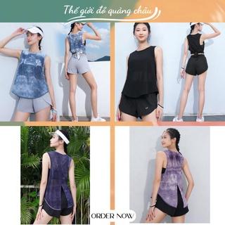 Bộ tanktop nữ tập thể thao Louro LA71, kiểu áo tập gym, yoga, zumba nữ sát nách chất liệu thoáng mát, siêu co giãn (AT7)