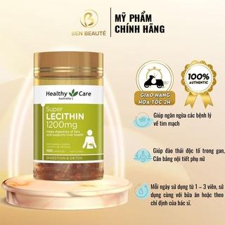 Mầm Đậu Nành Healthy Care Super Lecithin 1200mg 100 Viên