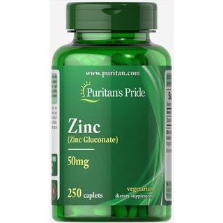 Viên uống bổ sung kẽm tăng cường miễn dịch, hỗ trợ sinh lý, hiếm muộn - Puritan's Pride Zinc Gluconate 100 viên