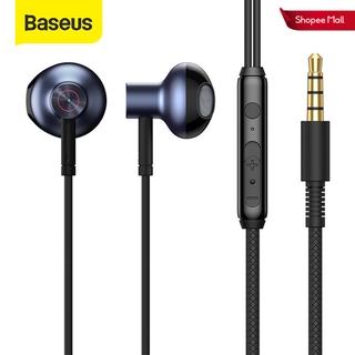 Tai Nghe Nhét Tai Baseus H19 Âm Thanh Nổi 6D Và Mic Cho Điện Thoại Xiaomi Có Dây 3.5mm