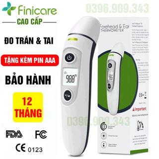 Nhiệt kế điện tử hồng ngoại Finicare đo trán đo tai, máy đo thân nhiệt không tiếp xúc, độ chính xác cao, BH 12 tháng