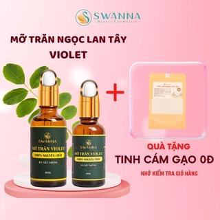 Mỡ Trăn Triệt Lông Violet Swanna Nguyên Chất Triệt Vĩnh Viễn Bikini Nách Dùng Sau Tẩy Lông Dưỡng Da Loại Bỏ Thâm Mụn