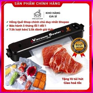 Máy Hút Chân Không Thực Phẩm Kèm Hàn Miệng Túi Vacuum Sealer ( tặng 10 túi hút )