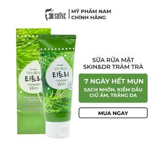 Sữa rửa mặt nam tràm trà 30Shine Skin Dr Tea Tree 80g dành cho da mụn, da dầu, dưỡng ẩm trắng da - 30Shinestore