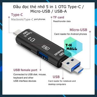 Đầu Đọc Thẻ Nhớ 5 Trong 1 / 6 trong 1 USB 2.0 SD TF Bộ Chuyển Đổi OTG