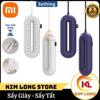 Máy sấy giày Xiaomi Sothing Zero đa năng - khử mùi giầy tất vớ dép hiệu quả có hẹn giờ, bảo hành 24 tháng Kim Long Store