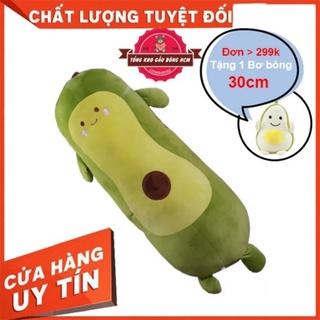 [MUA 1 LỚN TẶNG 1 NHỎ ]Gấu Bông😏Gối ôm quả bơ nhiều size vải cao cấp