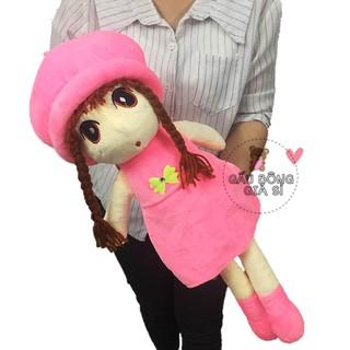 GẤU BÔNG BÚP BÊ CHIBI MÀU HỒNG NHẠT CHO BÉ GÁI GIẢM GIÁ RẺ NHẤT