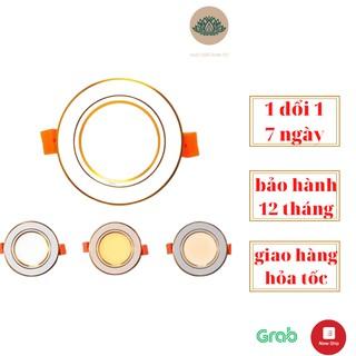 Đèn Led Âm Trần 7W, Đèn Mắt Trâu 7w Trang Trí Trần Thạch Cao